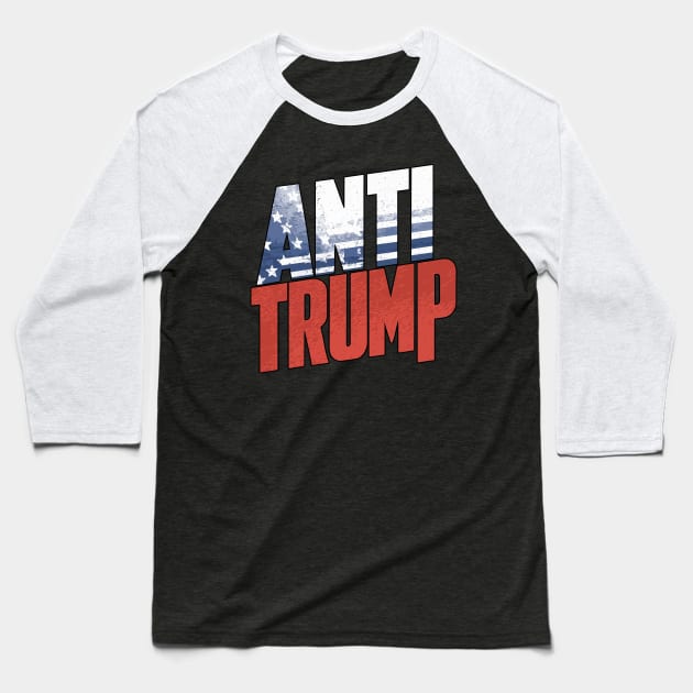 anti trump Baseball T-Shirt by Kaine Ability